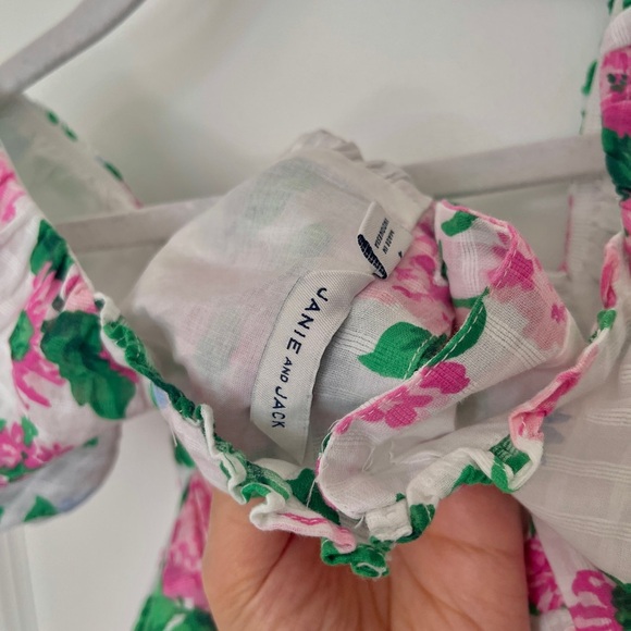 Janie and Jack Floral top - Pink and Green - Picture 4 of 4